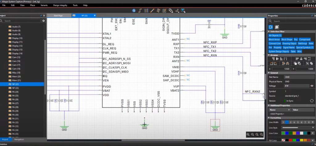 Electrical Stress Test on Allegro System Capture Schematic